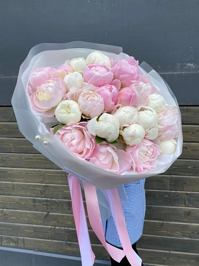 Ванильное мороженое из пионов