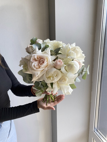 Букет невесты «Пионовидная роскошь»
