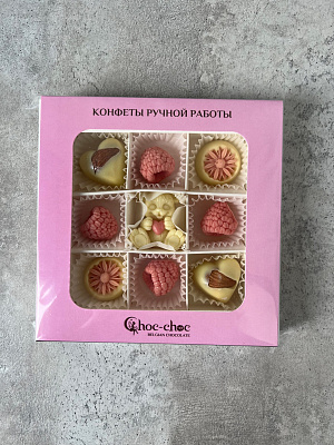 Конфеты ручной работы из белого шоколада