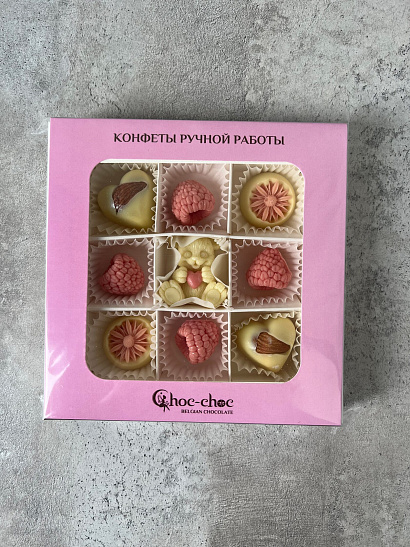 Конфеты ручной работы из белого шоколада