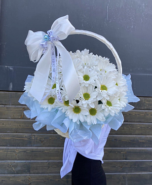 Корзинка ромашковой хризантемы