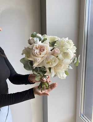 Букет невесты «Пионовидная роскошь»