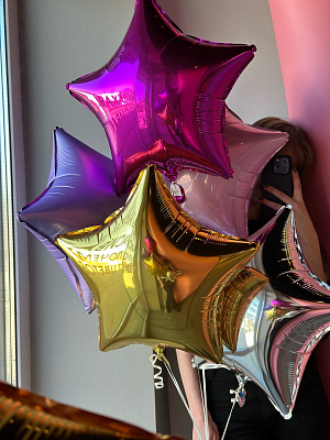 Фольгированные звёзды