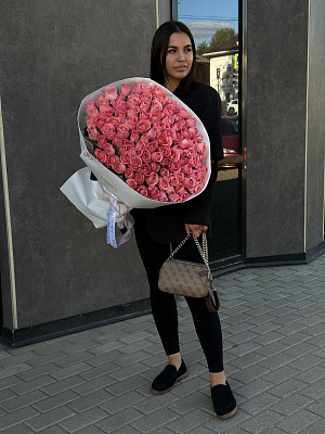 101 персиковая кенийская роза