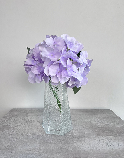 Стеклянная ваза 23 см (светится в темноте)