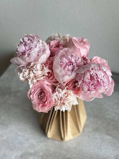 Нежно-розовые тона