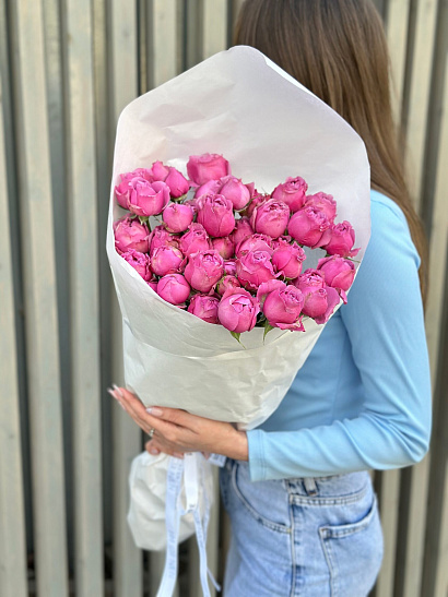 Мисти кустовая пионовидная роза 50 см