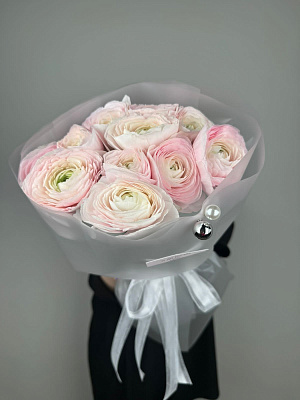 Ранункулюсы в матовой пленке 11 шт.