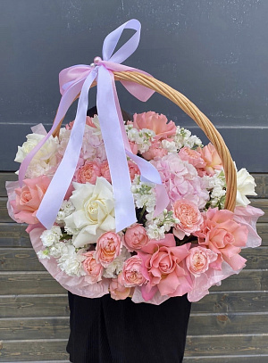 Кружевная корзина