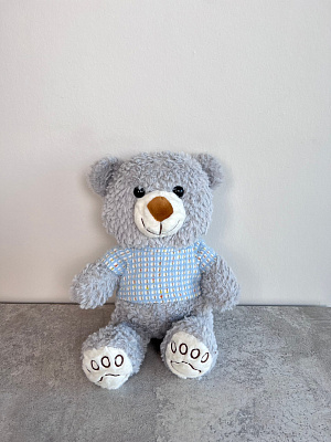 Мишка серый 27 см