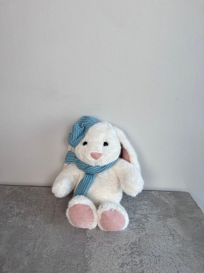 Кролик белый 23 см