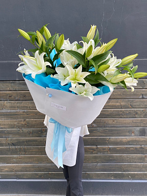 Мороженка белых лилий 5 шт.