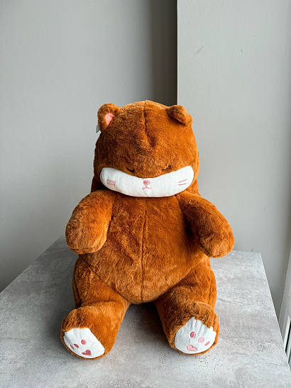 Коричневый кот 55 см