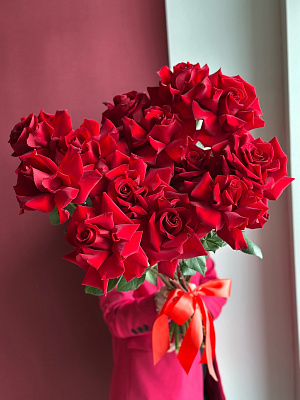 Эквадорские вывернутые розы без оформления