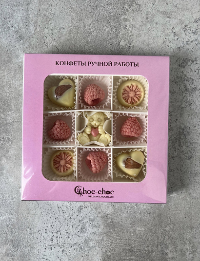 Конфеты ручной работы из белого шоколада