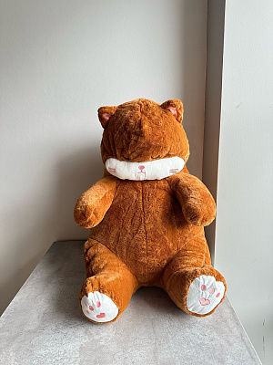 Коричневый кот 55 см